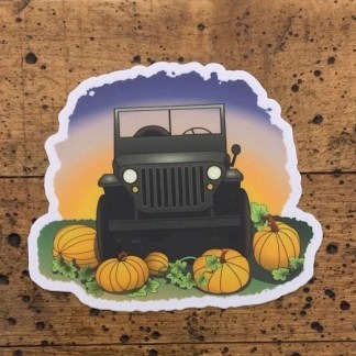 Pumpkin Patch G503 MB/GPW Jeep Fall Sticker